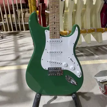 סט גיטרה חשמלית, מייפל סקייט אצבעות, גוף מהגוני, בצבע ירוק, 22 סריגים Guitarra, violão, חינם הספינה 기타