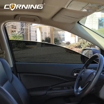 המכונית בצד חלון חשמל סטטי מדבקות אוטומטי מסכי זכוכית הצללה גוונים שמשת הרכב שמשיה מדבקות הגנת UV מגן