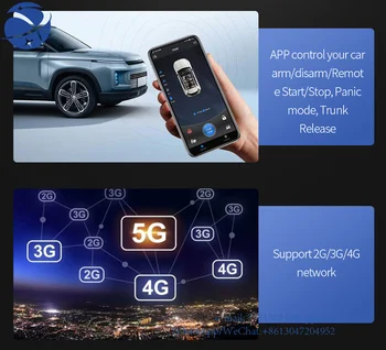 yyhcEASYGUARD EC002-היי-GPS הטלפון החכם APP IOS אנדרואיד 4G 3G 2G PKE כניסה הפעלת מנוע לעצור את ההפעלה מרחוק GSM GPS לרכב טראק