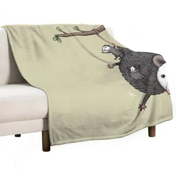 אופוסום משפחה לזרוק שמיכה ענקית ספה, שמיכה הספה