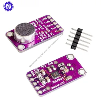 MAX9814 מודול מיקרופון Electret המגבר יציב אוטומטי להשיג שליטה על arduino