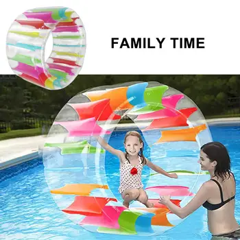 גלגל בריכה לצוף PVC מתנפחים מתנפחים צעצוע עמיד למים ענק רולר לצוף קיץ לילדים בריכות שחייה צעצוע לילדים/מבוגרים