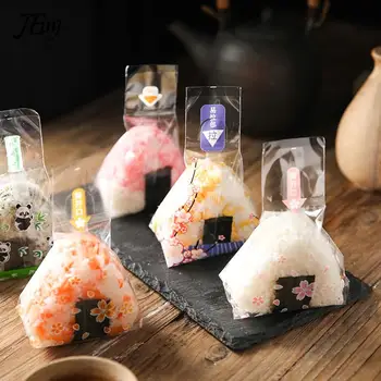 10Pcs בסגנון יפני משולש כדור אורז אורז תיק אצות בשקית מתנה סושי עובש המטבח היפני עושה כלים בנטו אביזרים