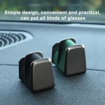לאבטח את המשקפיים בעל הרכב הרכב משקפיים קליפ מאמץ הרכב משקפיים אחסון יד אחת עם גישה רב-תפקודית לצפייה