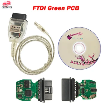 משלוח חינם כבל Obd2 מתאם עבור ב. מ. וו FT232RL שבב K+DCAN ממשק USB אוניברסלי אבחון רכב תיקון כלי רכב