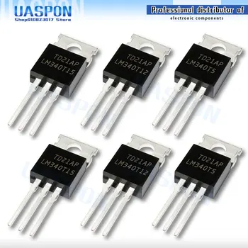10pcs LM340T-5 LM340T-5.0 LM340T5 ל-220 LM340T-15 LM340T15 LM340T-12 LM340T12 LM340T TO220