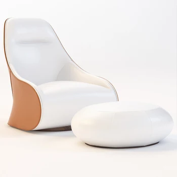 נורדי מעצב פנאי הכיסא יצירתי יחיד הכיסא פיברגלס בצורת משרד המכירות מודל החדר כיסא הטרקלין