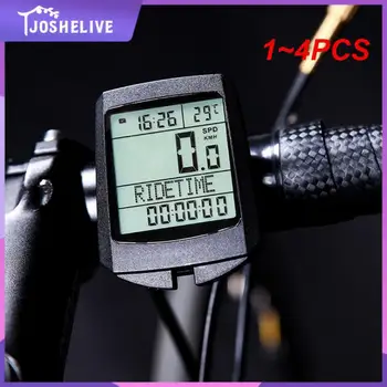1~4PCS אופניים MTB המחשב GPS רכיבה על אופניים לצפות מסך LED עם תאורה אחורית מדיד סטופר אופניים מד מהירות מד מרחק אלחוטי