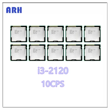 10PCS Core i3 2120 מעבד 3MB 3.3 GHzLGA 1155 השם 65W I3 2120 מטמון Dual Core Socket שולחן העבודה של המעבד