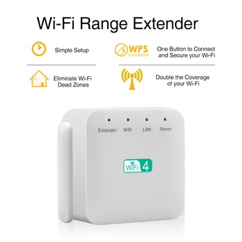 WiFi מהדר מגבר אות 300Mbps WiFi booster-802.11 N Wi-Fi מגבר טווח ארוך Wi-Fi extender נקודת גישה