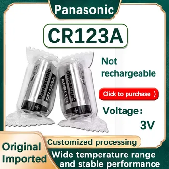 10PCS מקורי Panasonic 123 ליתיום 3V ארלו מצלמה סוללה CR123A CR17345 DL123A EL123A 123A