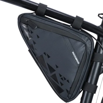 ROCKBROS הרשמי תיק אולטרה-צינור אור אופניים שקית אחסון משולש אוכף מסגרת כיס רכיבה על אופניים אופניים אביזרים