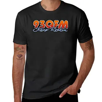 חדש 93 QFM רדיו חולצה קיץ העליון מהדורה חדשה חולצה בתוספת גודל צמרות mens גרפי חולצות אנימה