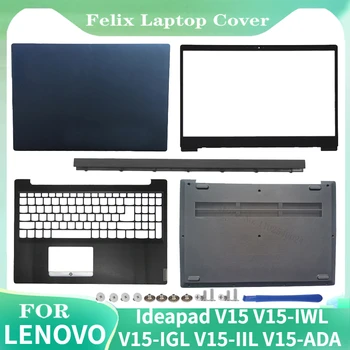 עבור Lenovo Ideapad V15 V15-IWL V15-IGL V15. אני V15-אדה נייד LCD הכיסוי האחורי/קדמי לוח/דקל השאר מקלדת/תחתון כיסוי אפור