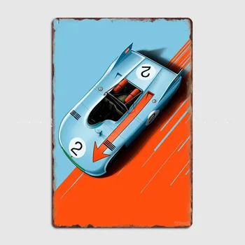 F1 וינטג מתכת פוסטר רטרו המוסך קיר סלון מותאם אישית פח וינטג ' לעיצוב הבית קלאסי הסרט מכוניות שלט