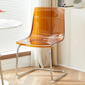 שקוף הסלון. הכיסא יצירתי האוכל משענת הכיסא הפנוי הכיסא השינה איפור צואה נורדי רהיטים מושבים ניידים