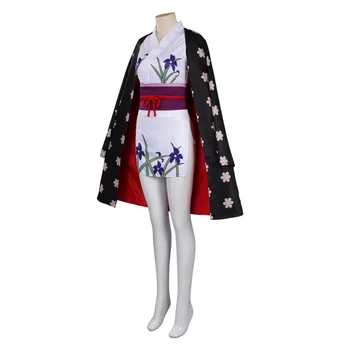 חתיכה אחת Onigashima ניקו רובין Cosplay תלבושות תחפושת ליל כל הקדושים חליפה