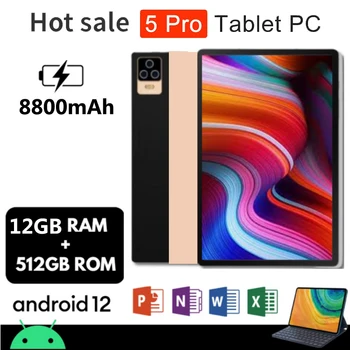 10.1 Inch Tablet PC 12 גרם+512GB 4G WiFi Tablet PC אנדרואיד 12.0 Arge לוח ה-SIM כפול טבליות 10 אינץ אנדרואיד טבליות