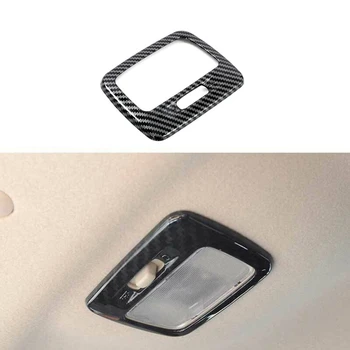 הרכב סיבי פחמן הפנים האחורי קריאה לאור מנורה לכסות לקצץ מדבקה Mitsubishi Pajero 2007-2019