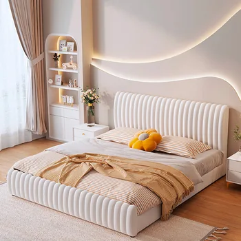 עיצוב לבן מיטות ילדים מעץ נייד בגודל מלא מסגרות מיטת ילדים 6 עד 12 שנים גאמה Juvenil ריהוט חדר שינה MQ50CB