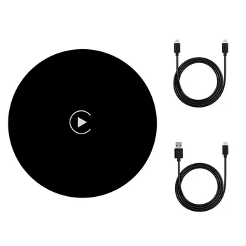 מחובר אלחוטית Carplay מיני AI תיבת Bluetooth-רכב תואם AI קופסת Plug and Play חכם Dongle USB 5V עבור Apple iPhone iOS 10+