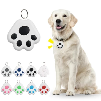הכלב הצבת Mini גשש GPS חכם Bluetooth הטלפון הנייד אזעקת מחזיק מפתחות כלב המחמד תליון דו-כיווני חיפוש איתור נגד אובדן מכשיר
