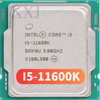 Intel Core i5-11600K i5 11600K 3.9 GHz בשימוש שש ליבות של שנים-עשר חוט המעבד L3=12M 125W LGA 1200