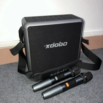 XDOBO המלך מקס 140W ארבע-רמקול סראונד סטריאו Bluetooth רמקול High-כוח חיצונית אלחוטית מיקרופון קריוקי Bluetooth אאודי