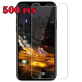 500pcs 2.5 D מזג זכוכית מגן מסך מגן סרט לכסות המשמר עבור iPhone 15 Pro מקס 14 + 13 Mini 12 11 XS XR-X 8 7 SE