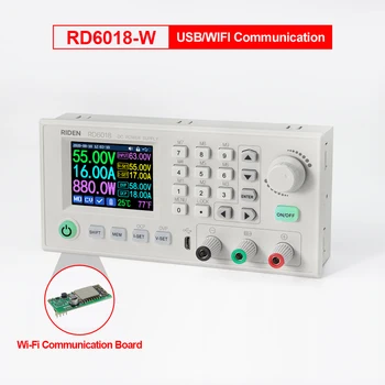 RD RD6018 RD6018W WiFi USB DC ל-DC מתח צעד אספקת חשמל מודול באק ממיר מד המתח מודד 60V 18א WI-FI כלי