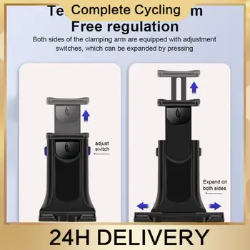 תמיכה מתכווננת הר מאובטח Suppoet טלפון נייד בעל אופנוע אופניים ניווט סוגר עם חיץ מדבקות