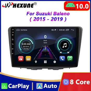 אנדרואיד 12 אוטומטי 2Din רדיו במכונית ניווט GPS מולטימדיה נגן וידאו WIFI Carplay 2 Din DVD סטריאו סוזוקי Baleno 2015-2018