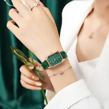 יוקרה מותג נשים חדשות אופנה עור PU קוורץ שעונים ליידי עסקים מסיבת נסיעות שעון היד שעונים לנשים מתנה רלו Mujer