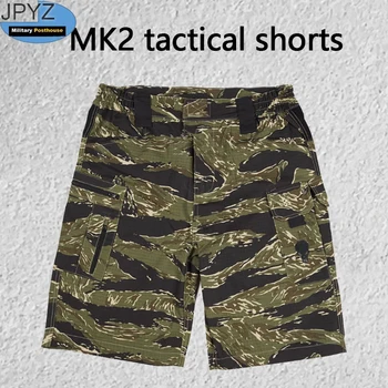 גברים MK2 בקיץ מכנסיים קצרים טקטיקות צבאיות פיינטבול קרב מזדמן רב-כיס מכנסי הסוואה.