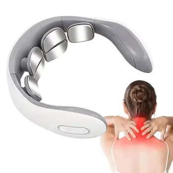 חשמלי נייד צוואר הרחם דופק לעיסוי הרפיה לדחוס חם ראשים כאבי שרירים הקלה הבריאות