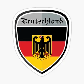 גרמניה גרמניה גרמניה דויטש שיל 5PCS רכב מדבקות קיר חמוד מדבקות אנימה הסלון רקע קריקטורה עיצוב