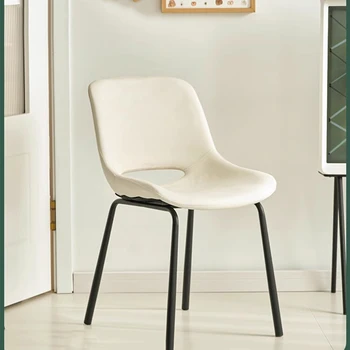 מסעדה עתיקות כיסא האוכל מתכת חיצונית מינימליסטי מעצב הכיסא יהירות יחיד נורדי Mueble Metalico ריהוט חדר שינה