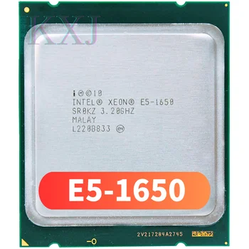 Intel Xeon E5 1650 3.2 GHz 6 הליבה 10Mb Cache Socket 2011 המעבד SR0KZ e5-1650 שש ליבות (עובד 100% משלוח חינם)