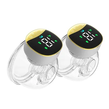 כפול לביש חשמלי חלב Exactor דיבורית בלתי נראה BPA חינם LowNoise מסך LED ניידת חשמלית חלב משאבת