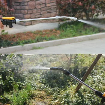 מים סילון ריסוס, השקיה ממטרה כלי ניקוי הכוח אקדח מים בגינה מכונת כביסה הצינור שרביט זרבובית