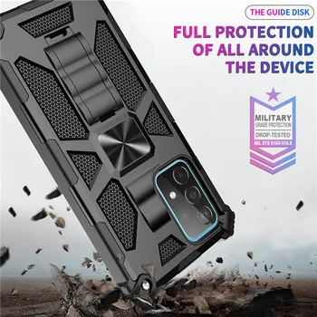 מגנטי התגנבות סטנט shockproof טלפון case for Samsung Galaxy S23 S22 S21 בנוסף A53 A14 A73 A23 A24 שריון כיסוי מגן