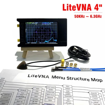 חדש LiteVNA-64 50KHz ~ 6.3 GHz LiteVNA 3.95