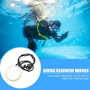 מתחת למים בבגד שחור/לבן צלילה המראה האחורית של 360 מעלות מתכווננת מקצועית צלילה המראה בטוחה