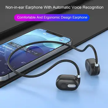 Wireless אוזניות הולכה עצם עם מיקרופון הפחתת רעש שיחות ללא-in-ear אוויר הולכה ב-Bluetooth תואם ספורט אוזניות