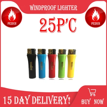 פיי דן 25PC/10pc/4pc 1pc 901 Windproof קל יותר צבעוניים מוצק צבע Windproof מצית סיגריה אביזרים