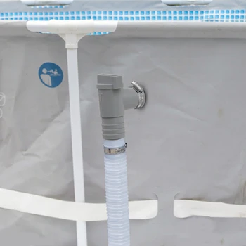PVC הבריכה פילטר משאבה מתאם עמיד 32mm בריכה/כיבוי שסתום בוכנה דליפת הוכחה חתום על ציוד חיצוני חלקים