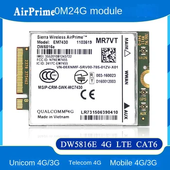 מקורי AirPrime EM7430 DW5816e LTE יינה יוניקום נייד 4G מודול CAT6 NGFF