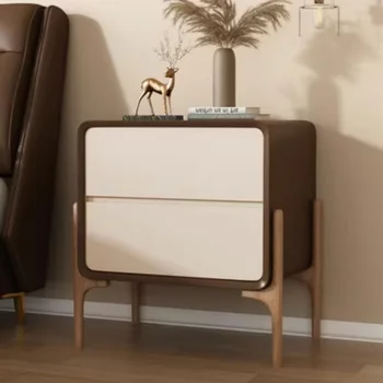 מינימליסטי לבן השידה נורדי אחסון חמוד עץ מודרני השולחן שליד המיטה בחדר השינה ייחודי שולחנות De Nuit לחיות חדר Furnitur