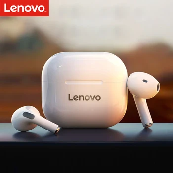 Lenovo LP40 TWS מקורי אוזניות אלחוטיות Bluetooth ספורט הפחתת רעש אוזניות עמיד למים בקרת מגע משלוח חינם