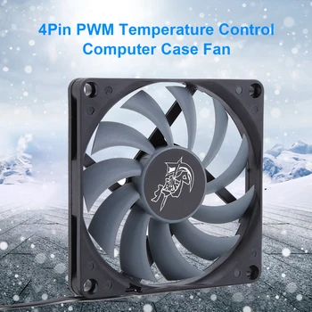 KH12H-P 8cm 4 פינים 3000RPM מהירות בקרת טמפרטורה PWM תיק למחשב אוהד